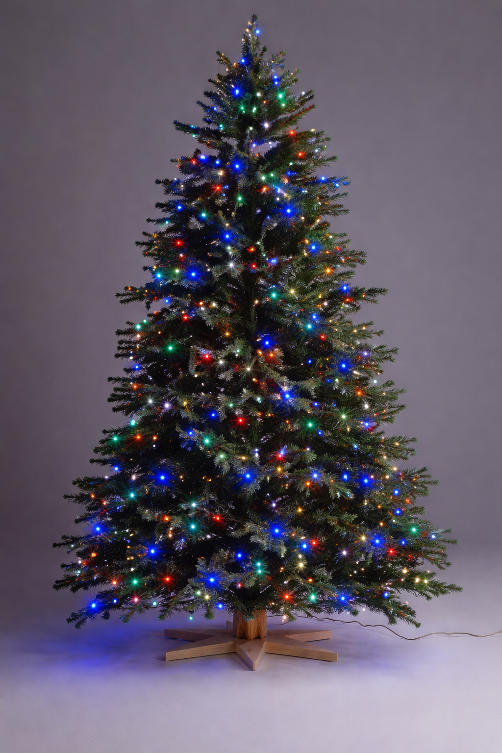 LUMIDA LED Weihnachtsbaum Nordmanntanne 60/100cm Fernbedienung 36 Effekte B-Ware