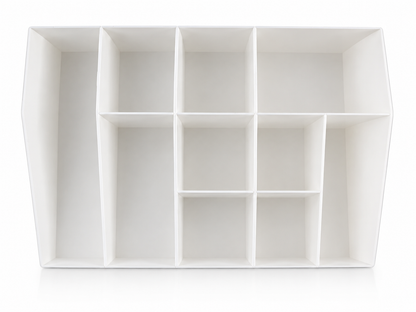 Navaris Kaffee Organizer 10 Fächer Creme Kapselhalter Coffee Station Küche