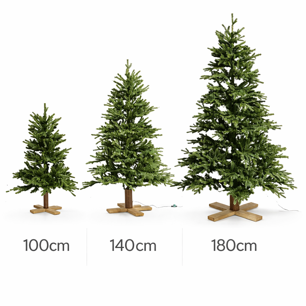 LUMIDA Xmas LED-Weihnachtsbaum Nordmanntannen