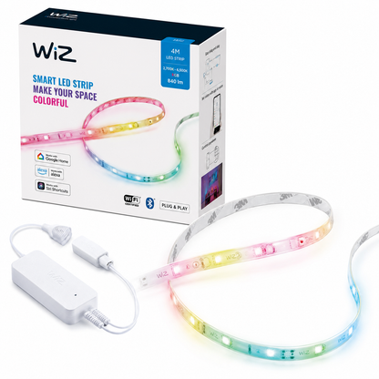 WiZ LED Strip 4m RGBW Smart Lightstrip WLAN Bluetooth Matter 840lm 13W