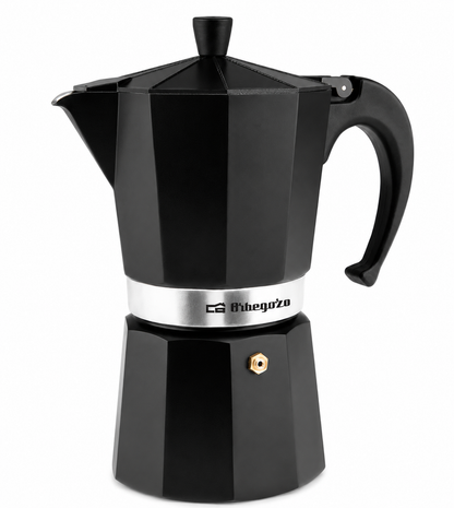 Orbegozo KFN 910 Espressokocher 9 Tassen Aluminium Mokkakanne Espresso Schwarz