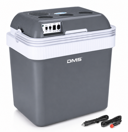 DMS Elektrische Kühlbox 25L 12V/24V Auto Camping Kühlbox Warmhaltefunktion