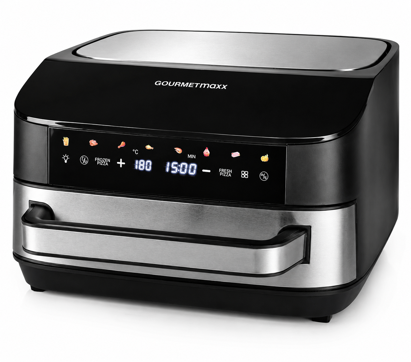 GOURMETmaxx AirGenius Heißluftfritteuse 7L Airfryer 10 Programme XXL