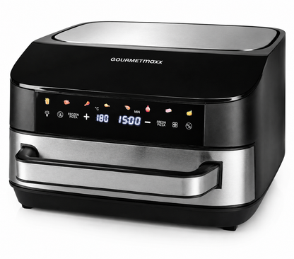 GOURMETmaxx AirGenius Heißluftfritteuse 7L Airfryer 10 Programme XXL
