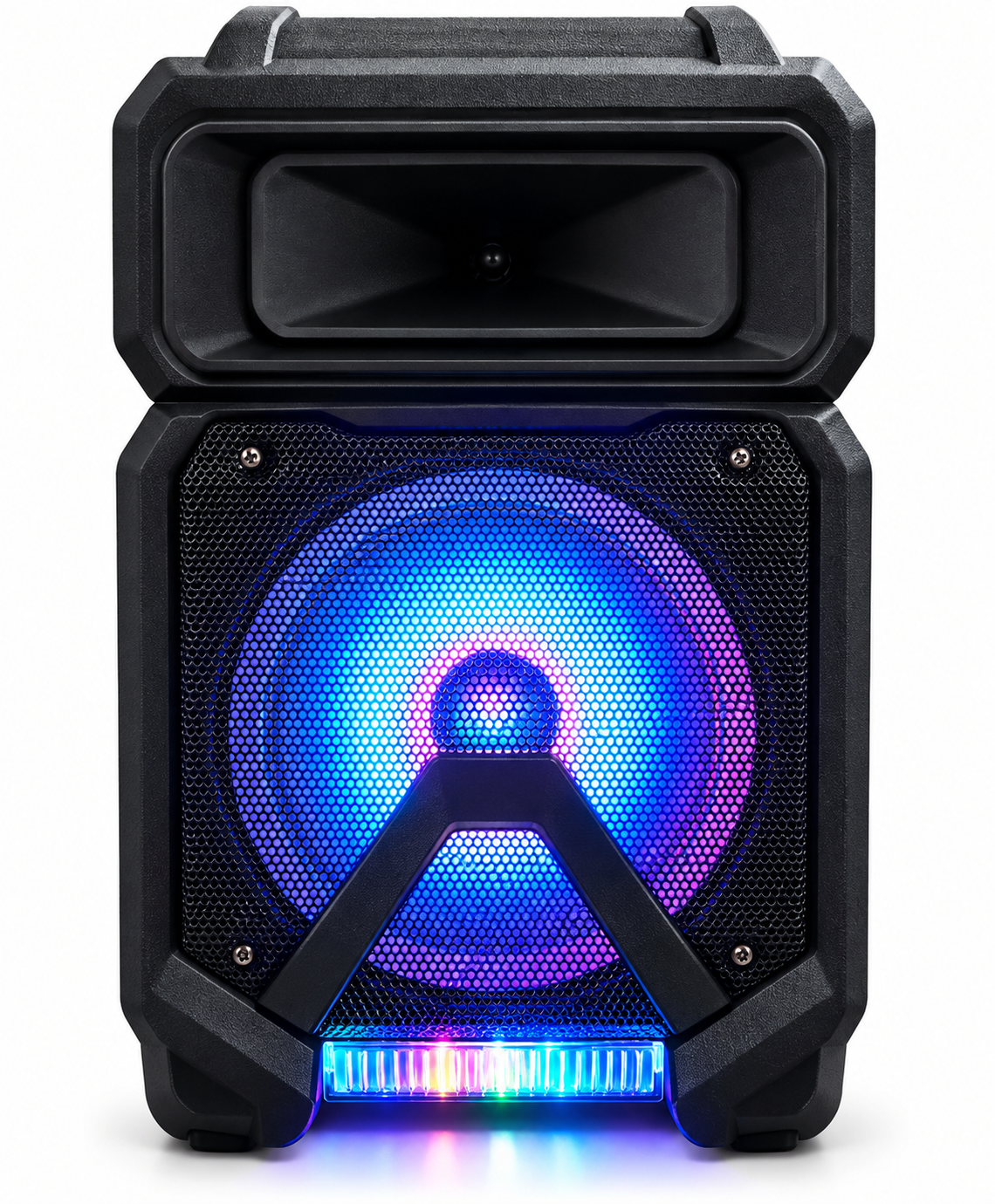KTS-1231 Bluetooth Lautsprecher 8 Zoll 30W Karaoke Mikrofon LED USB FM TWS