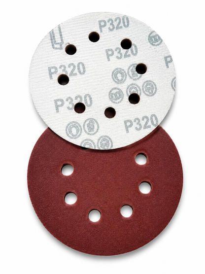 120 Schleifscheiben Ø120mm 8 Loch P40-P320 Schleifpapier Exzenterschleifer Set