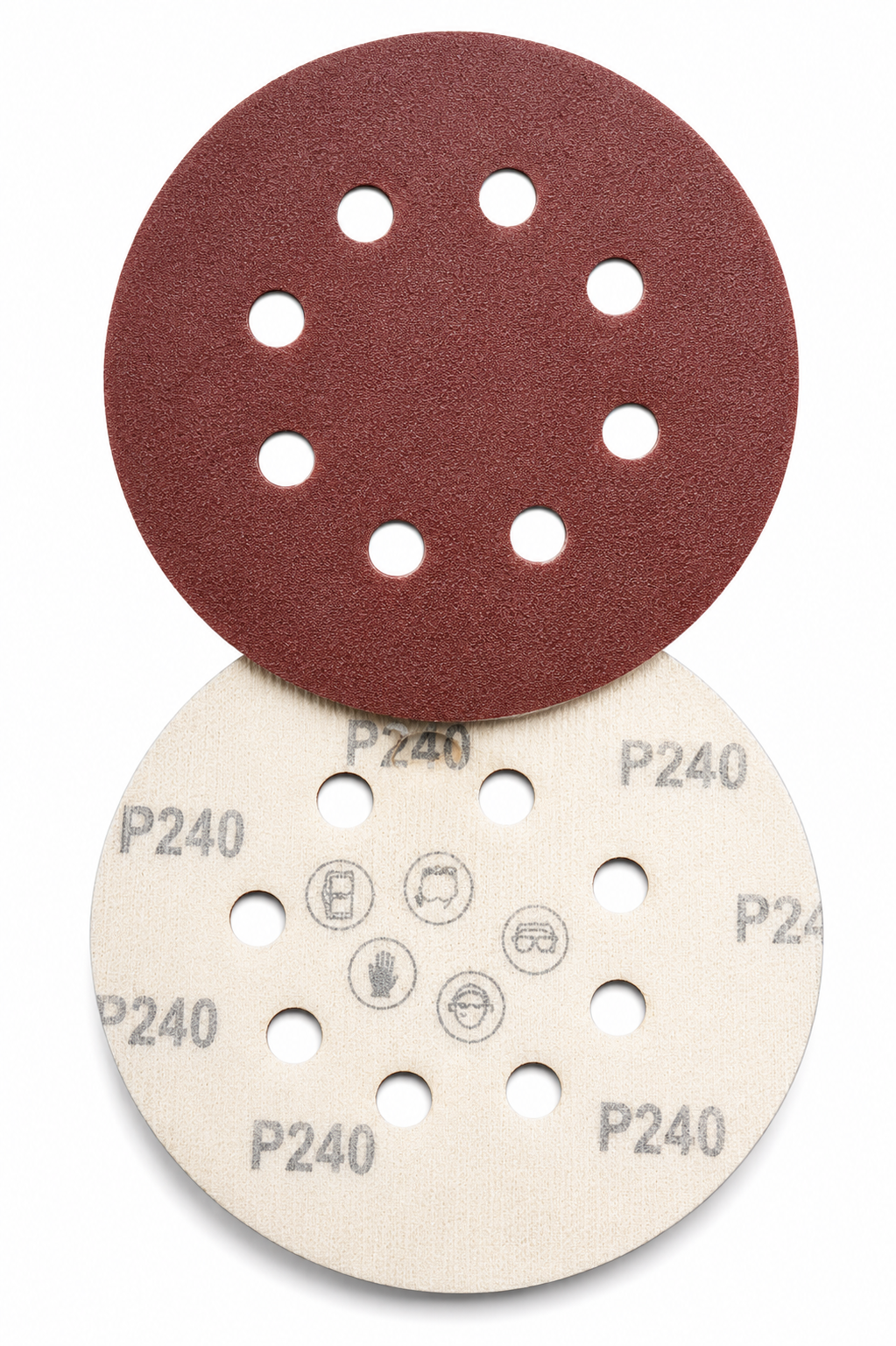 120 Schleifscheiben Ø120mm 8 Loch P40-P320 Schleifpapier Exzenterschleifer Set