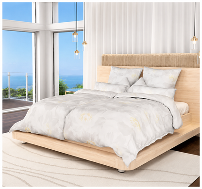 JERYMOOD Wendebettwäsche Anemonen 155x220 Mikrofaser Jersey 8tlg. Doppelbett