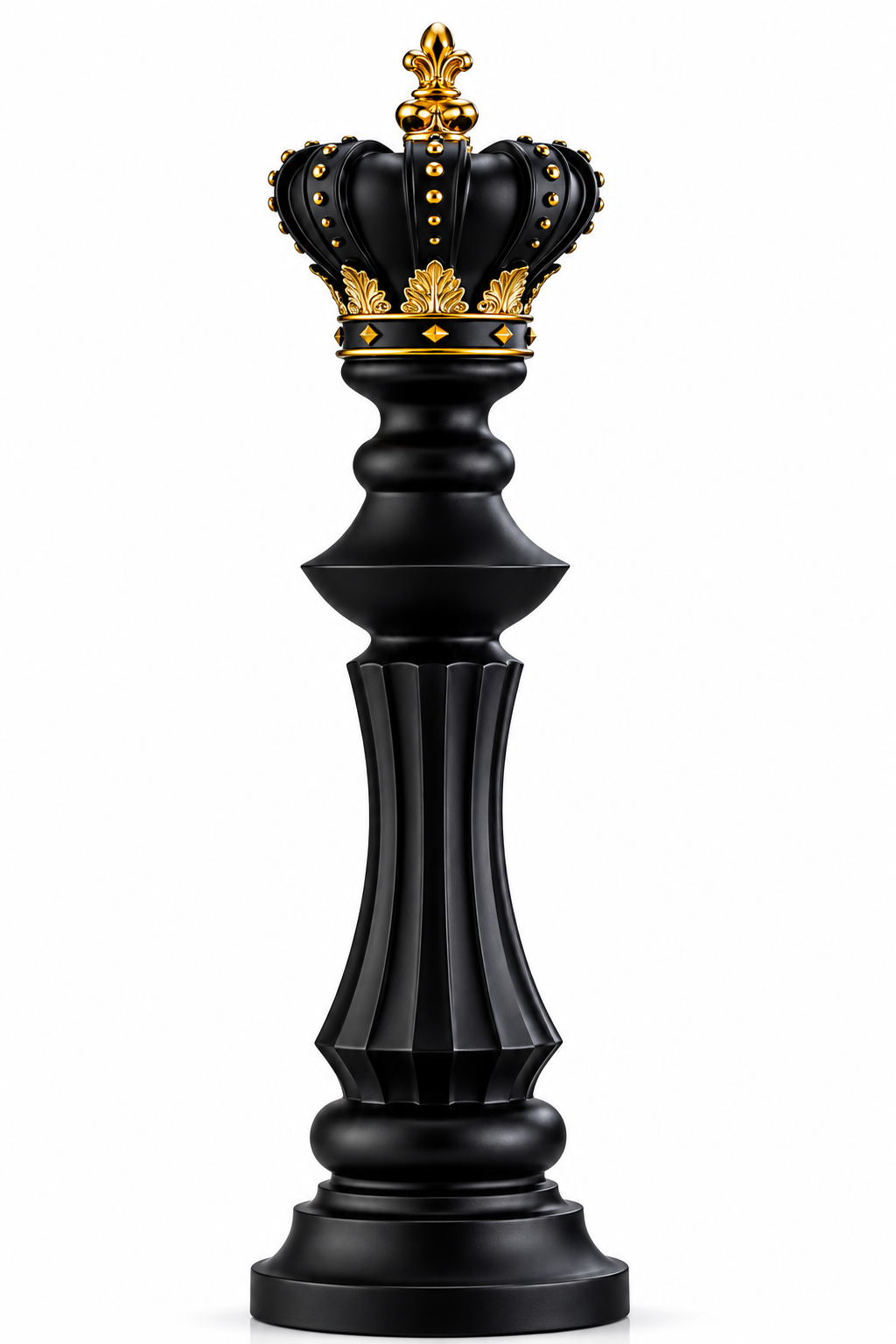 Navaris Schachfigur – 40 cm hohe dekorative Kunstharzskulptur König Schach Deko