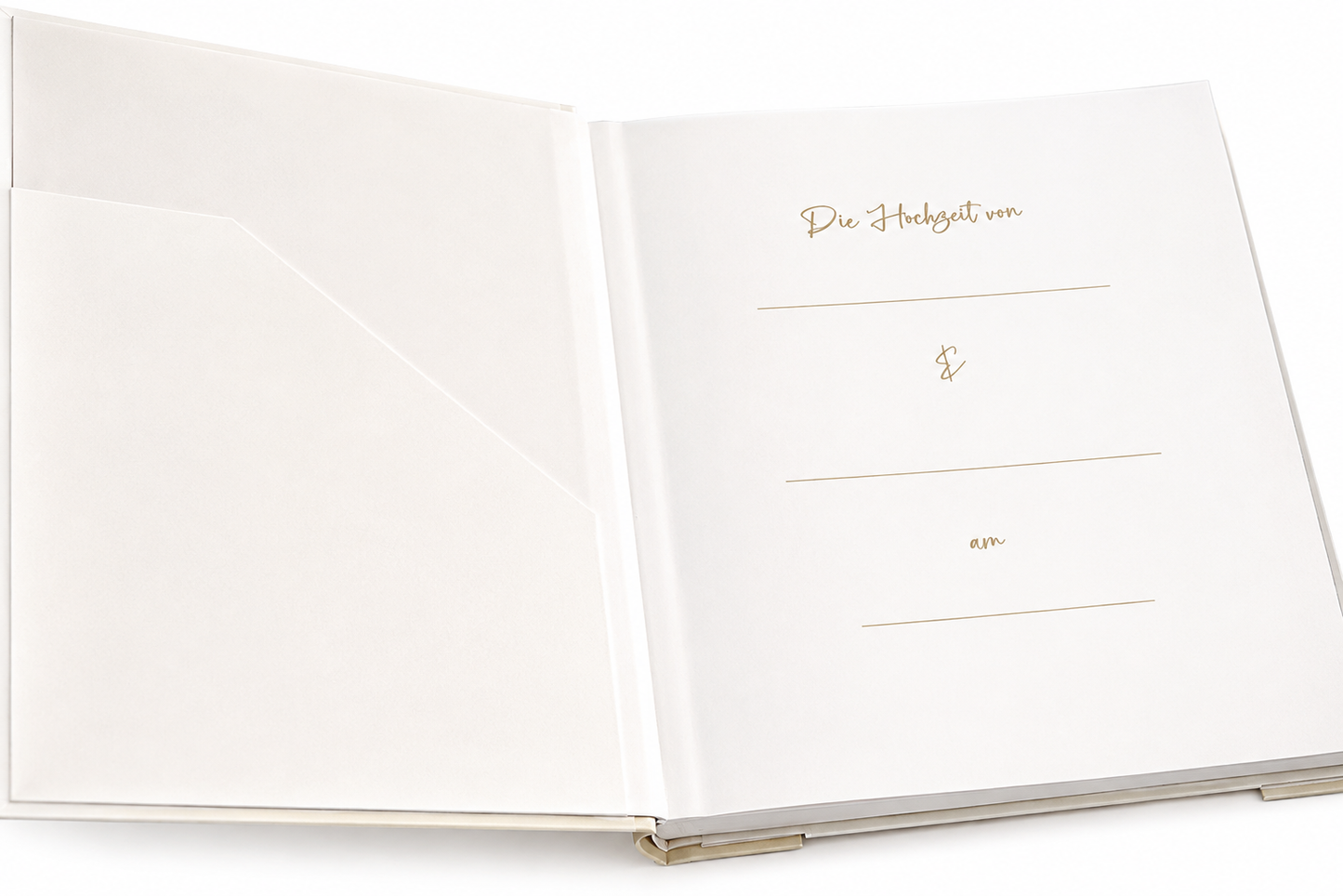 Your Perfect Day Hochzeitsalbum Unsere Hochzeit Ivory Gold Fotoalbum 50 Seiten