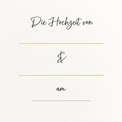 Your Perfect Day Hochzeitsalbum Unsere Hochzeit Ivory Gold Fotoalbum 50 Seiten
