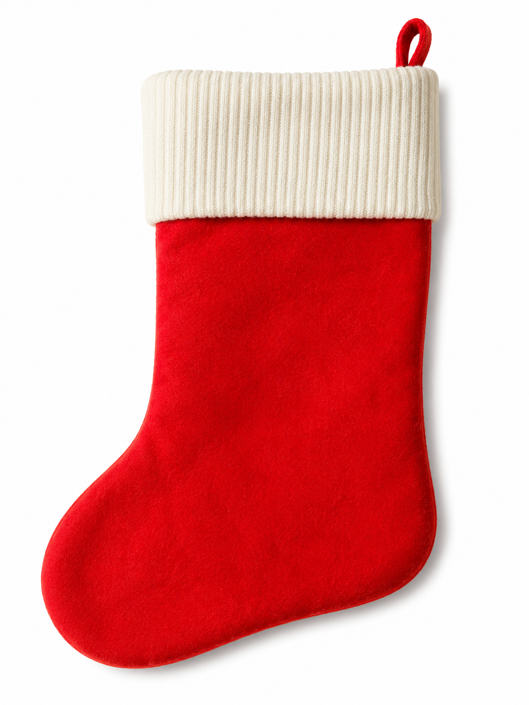 HEITMANN DECO Nikolausstrumpf Weihnachtsstrumpf Weihnachtsmann Rot Weiß