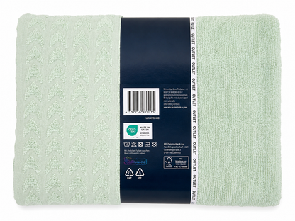 HOME IDEAS living 2er Set Duschtücher 70x130 cm 100% Baumwolle Frottier Mint