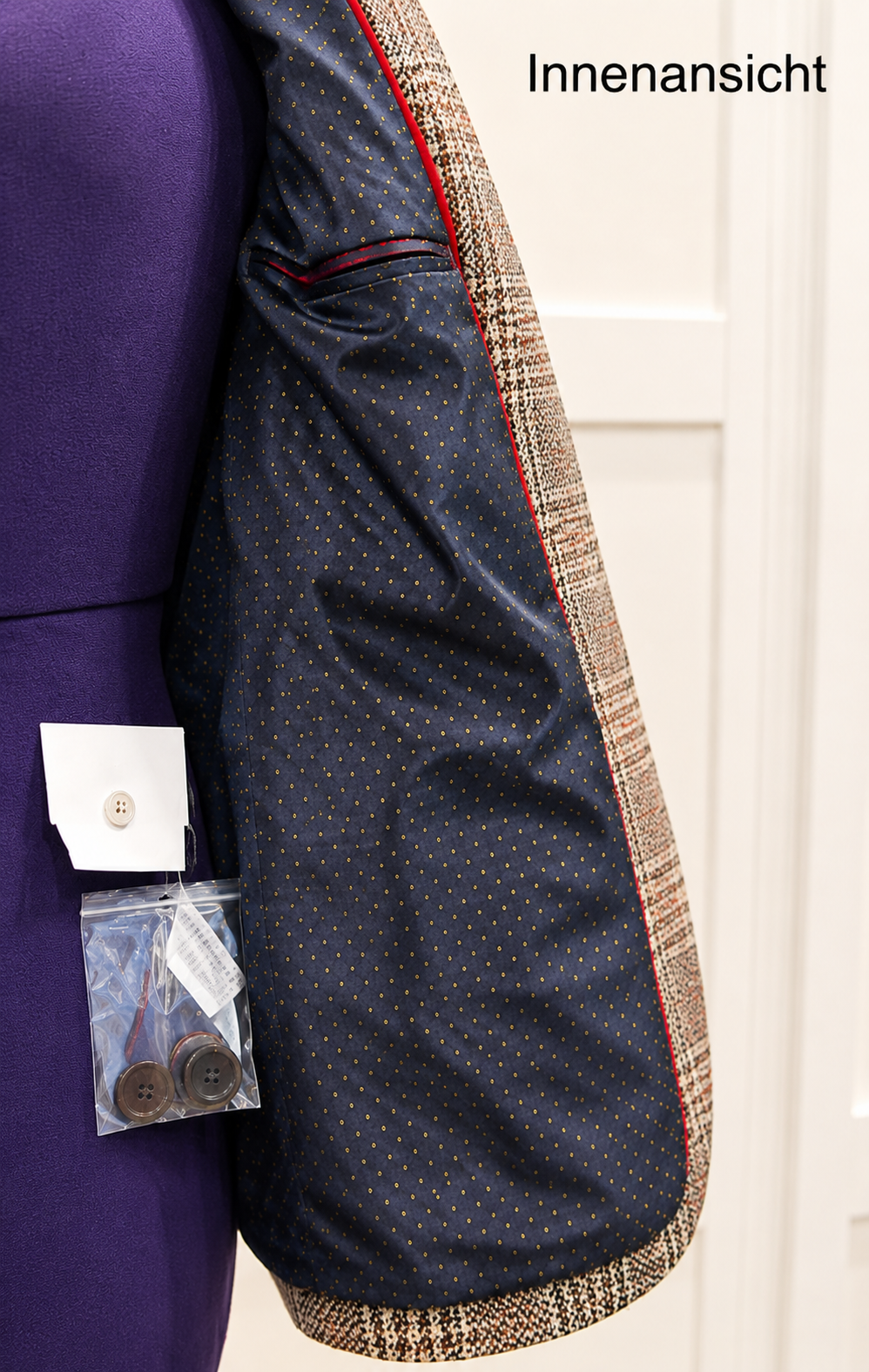 Damen Blazer Sakko Glencheck Karo Wolle Ellbogenpatches Business versch. Gr.