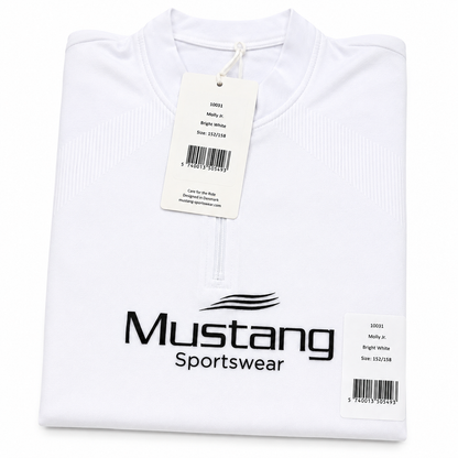 Mustang Sportswear Molly Jr. Reitshirt Turniershirt Weiß Gr. 152/158 Kinder