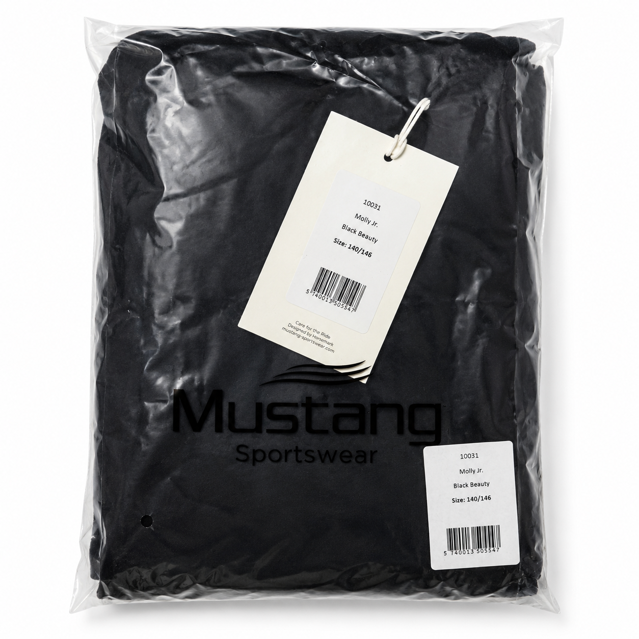 Mustang Sportswear Molly Jr. Reitshirt Gr. 140/146 Kinder Schwarz Neu