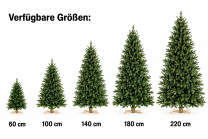 LED Weihnachtsbaum 100 cm Nordmanntanne Christbaum Fernbedienung Timer LUMIDA