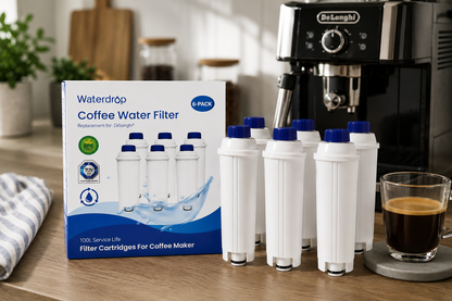 Waterdrop WD-C11 6x Wasserfilter kompatibel mit De'Longhi DLS C002 SER3017