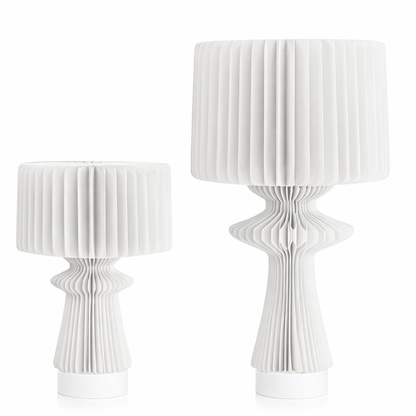 LUMIDA Casa Origami Tischlampe 2er Set LED Deko Leuchte Falt Design Lampe