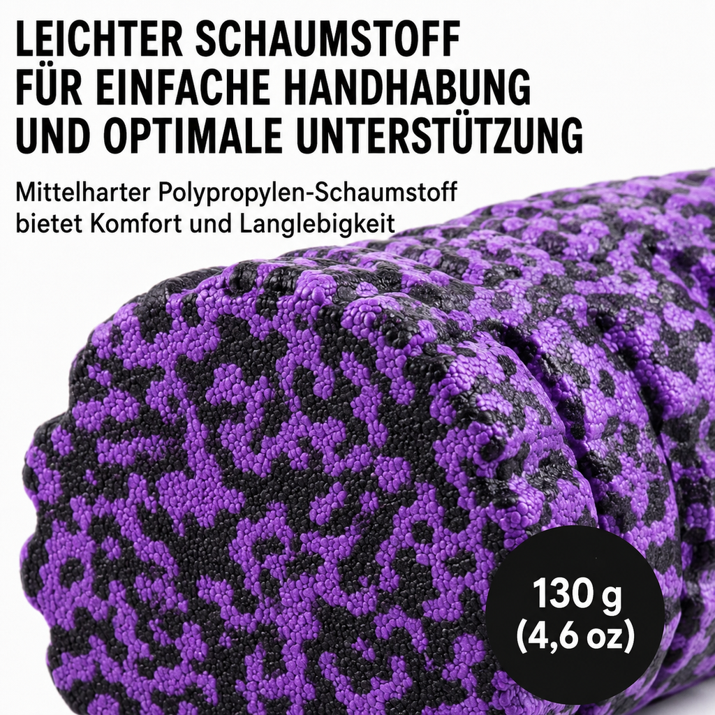 EVEREST FITNESS Faszienrolle 3D Foam Roller Massage Yoga Rücken Wirbelsäule