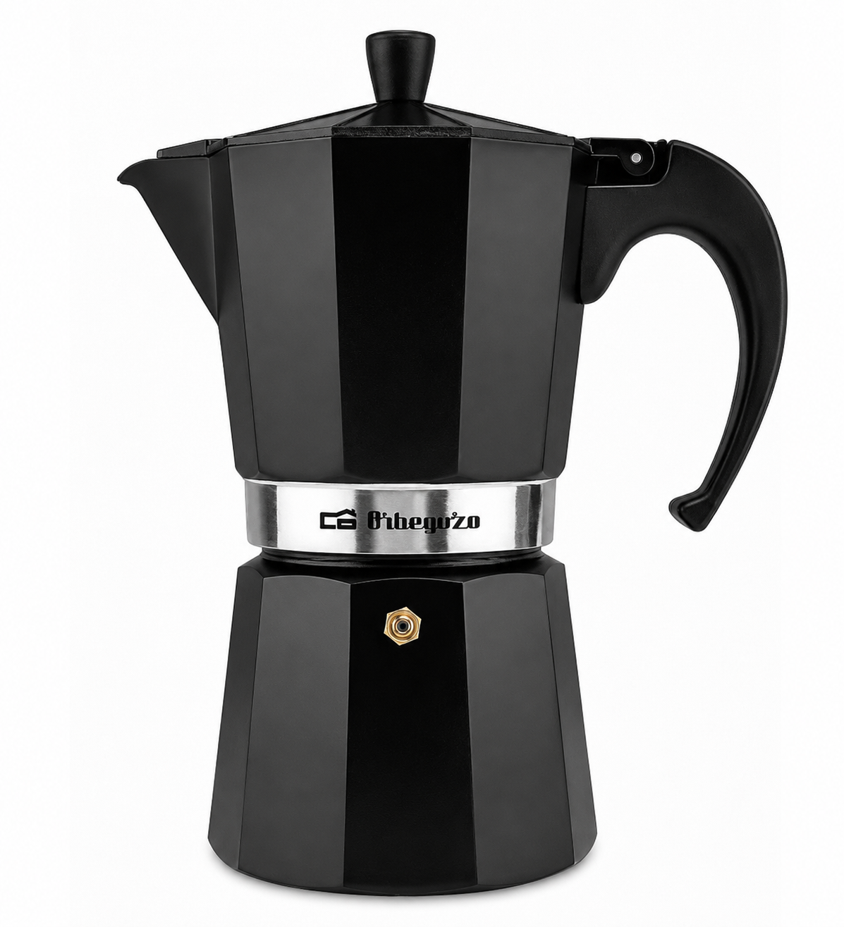Orbegozo KFN 910 Espressokocher 9 Tassen Aluminium Mokkakanne Espresso Schwarz