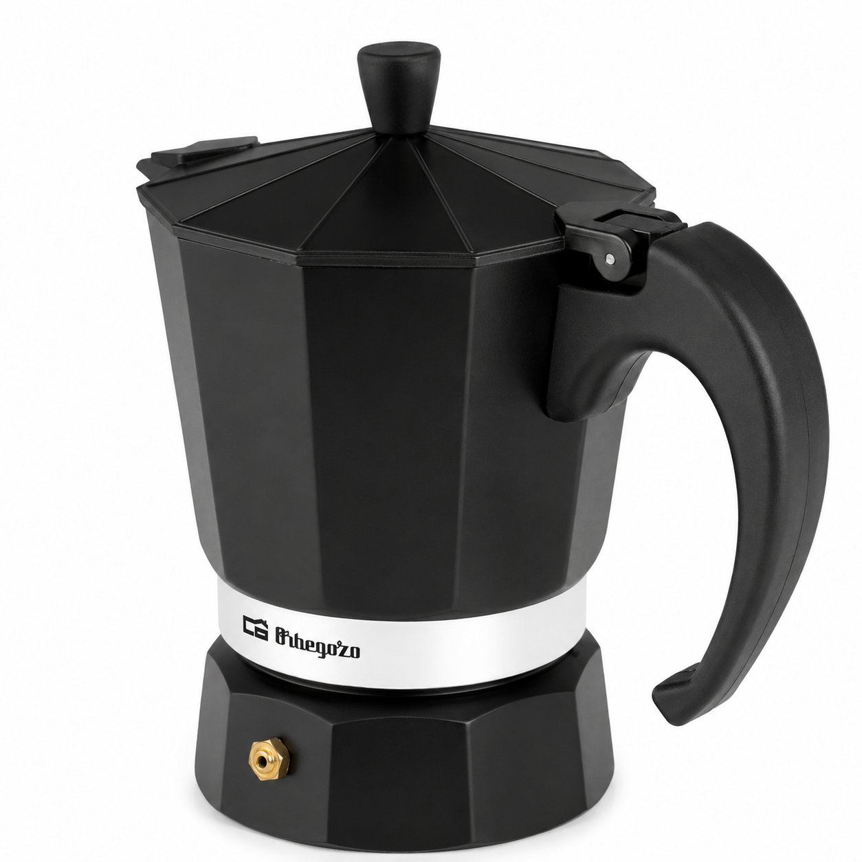 Orbegozo KFN 910 Espressokocher 9 Tassen Aluminium Mokkakanne Espresso Schwarz