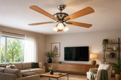 Orbegozo CP 68132 Deckenventilator mit Licht Fernbedienung Ø132cm 60W