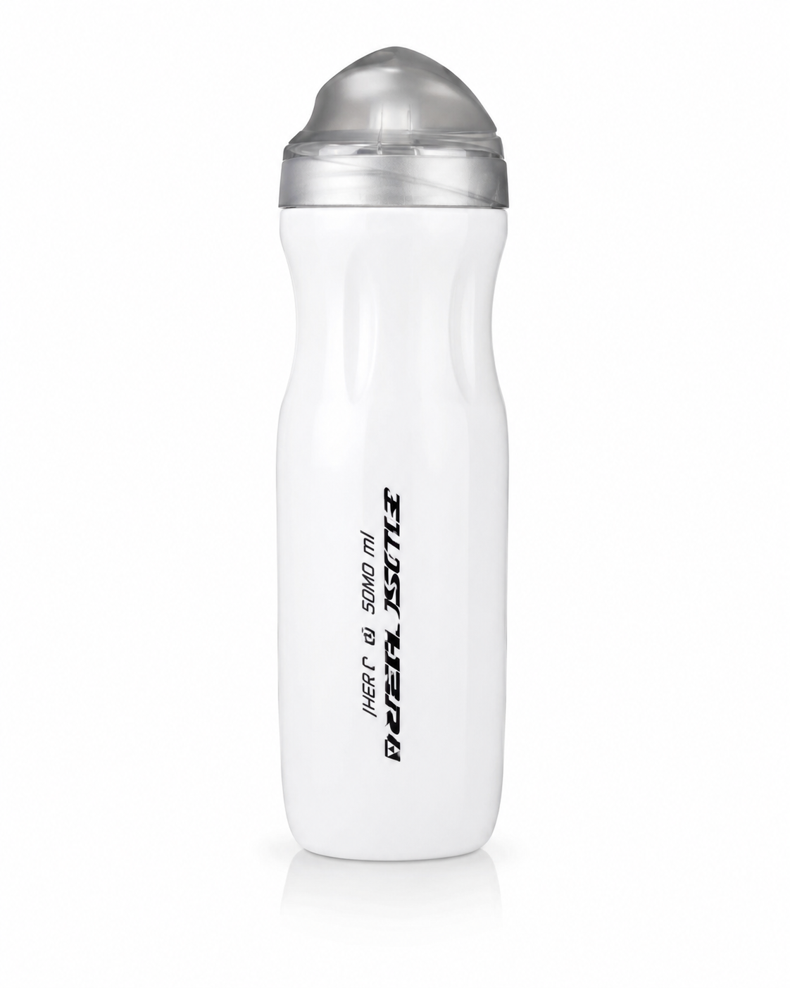 FISCHER Thermo Trinkflasche 500ml Weiß Isoliert Fahrrad Sportflasche 86052