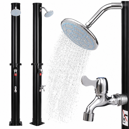 DMS Solardusche 35L Solar Gartendusche Pooldusche Außendusche Regendusche