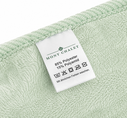 MONT CHALET Handtuch-Set 6tlg Mikrofaser Kuschelplüsch Gäste Duschtücher