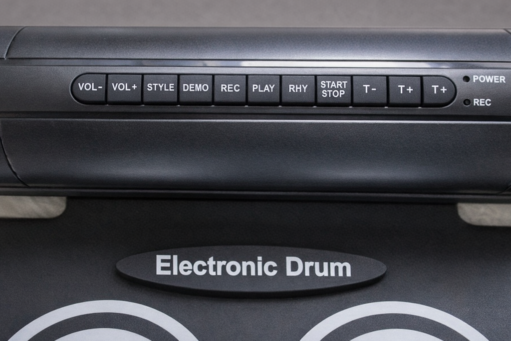 Elektronisches Schlagzeug E-Drum Set Roll Up Drum Pad USB Lautsprecher Anfänger