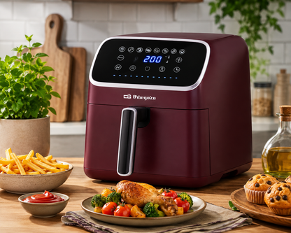 Orbegozo FDA 7520 Heißluftfritteuse 7,5L 1800W Air Fryer 8 Programme