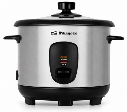 Orbegozo CO 3025 Reiskocher 1L 400W Dampfgarer Warmhaltefunktion Edelstahl