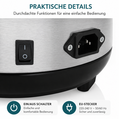 Orbegozo CO 3025 Reiskocher 1L 400W Dampfgarer Warmhaltefunktion Edelstahl