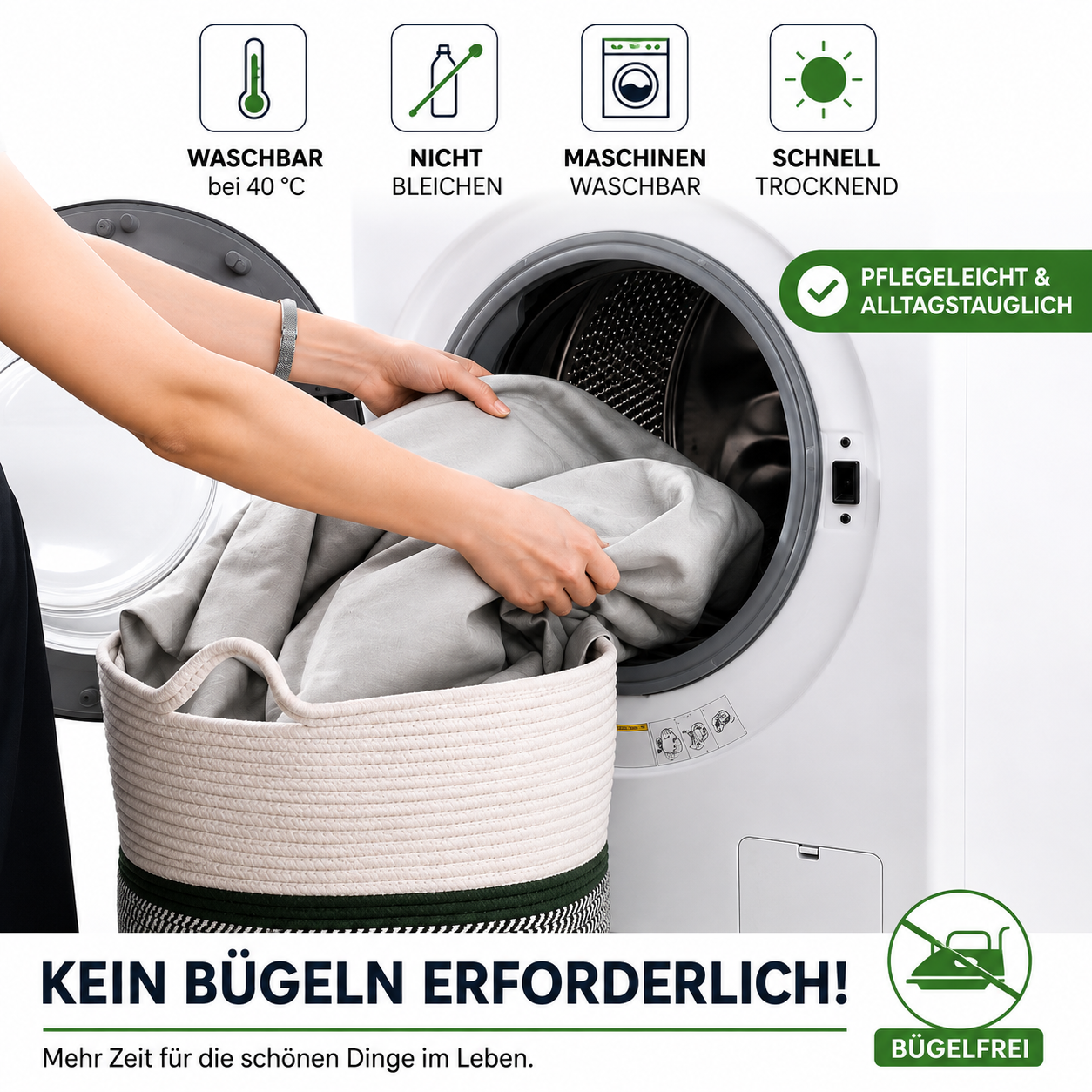 JEMIDI Tischdecke 160x260 cm Wasserabweisend Gartentischdecke Leinenlook Grau