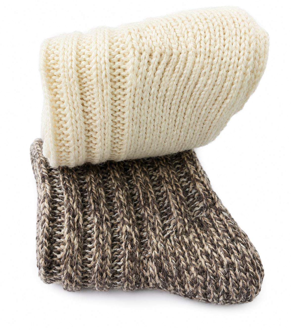 SOCKSWEAR Norweger Socken 2 Paar 32% Wolle Warme Wollsocken Meliert OEKO-TEX