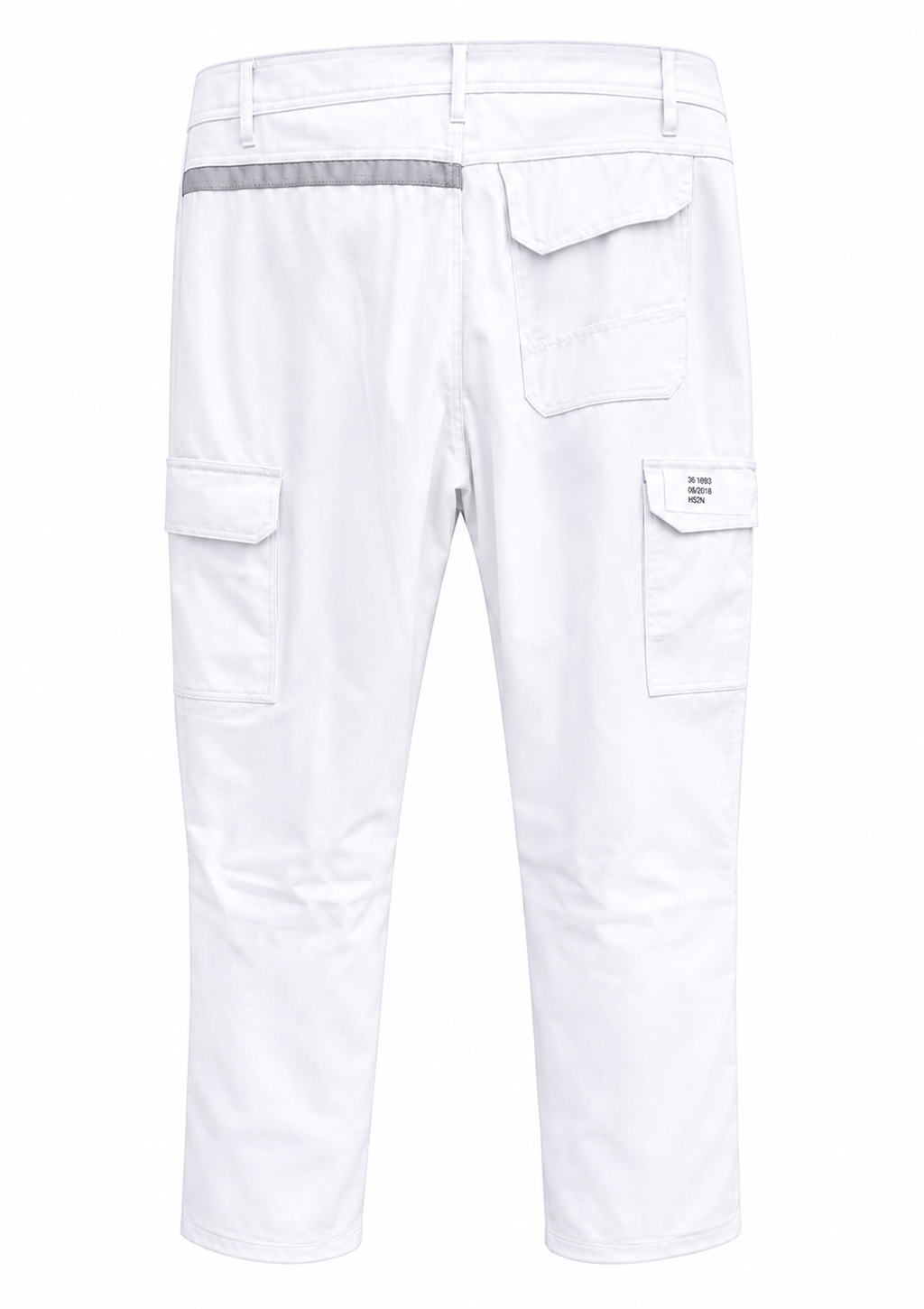 CAWE Initial Arbeitshose Malerhose Weiß Gr 52 Knietaschen EN14404 Handwerkerhose