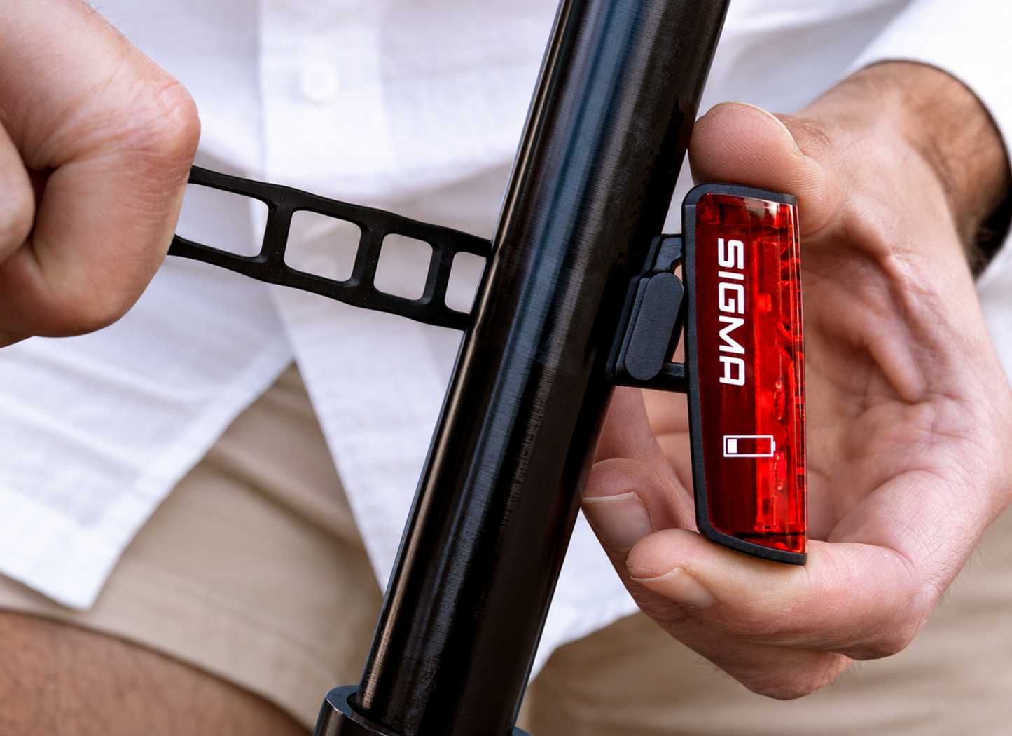SIGMA Blaze LED Fahrrad StVZO zugelassen akkubetrieben Rücklicht Bremslicht