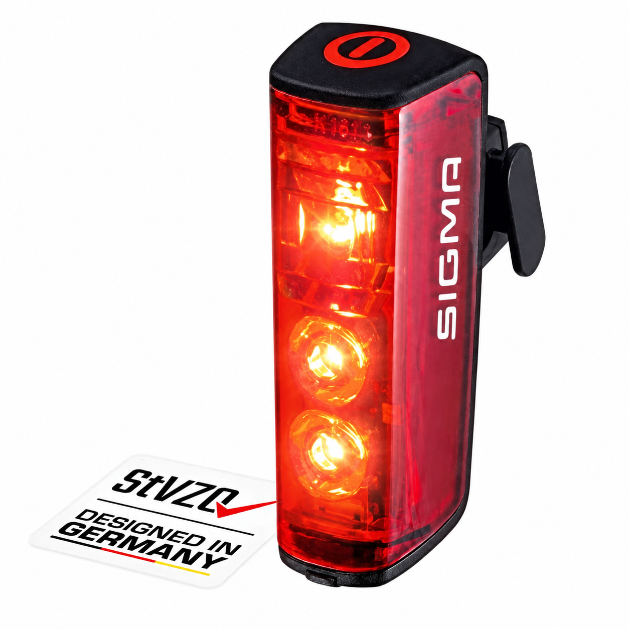SIGMA Blaze LED Fahrrad StVZO zugelassen akkubetrieben Rücklicht Bremslicht