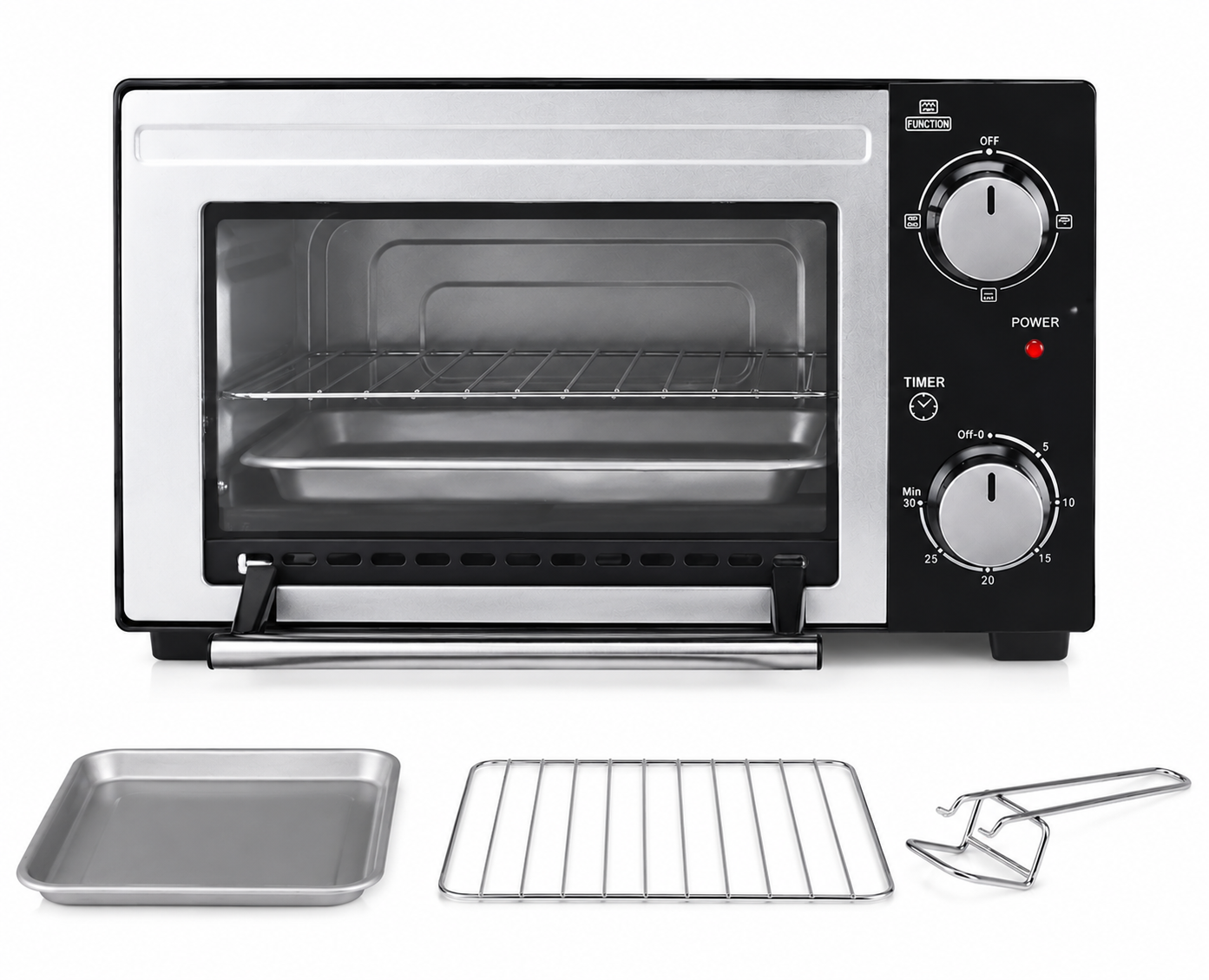 Orbegozo HO 985 Mini Backofen 10L 800W Elektrobackofen Tischbackofen Schwarz