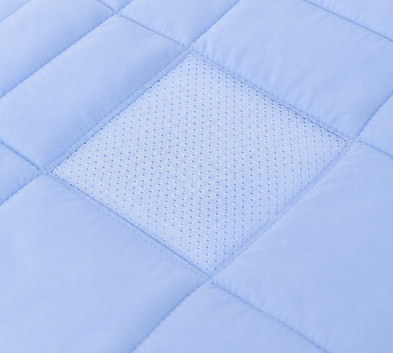 2x GOLDWOLKE Sommerdecke 135x200 Hellblau Kühlbettdecke HeiQ Smart B-Ware