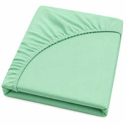 JERYMOOD Spannbettlaken Übergröße Mikrofaser Jersey 26cm Steghöhe B-Ware