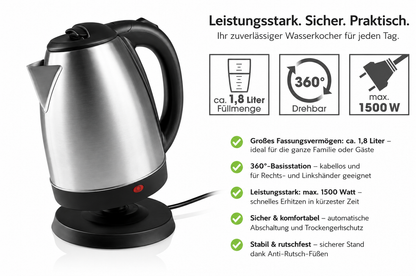 GOURMETMAXX WASSERKOCHER GOURMETmaxx 1,8 L