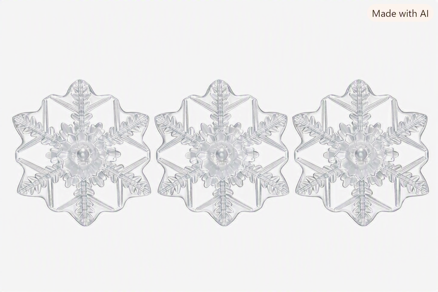 HEITMANN DECO LED Schneeflocke Farbwechsel Fensterdeko Saugnapf Weihnachten