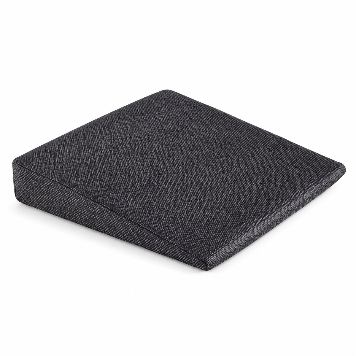 Keilkissen Sitzkissen 37x37x8 cm Schwarz Büro Auto Verbundschaum Bezug waschbar