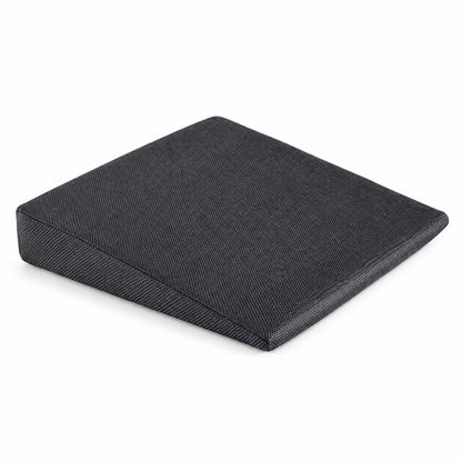 Keilkissen Sitzkissen 37x37x8 cm Schwarz Büro Auto Verbundschaum Bezug waschbar