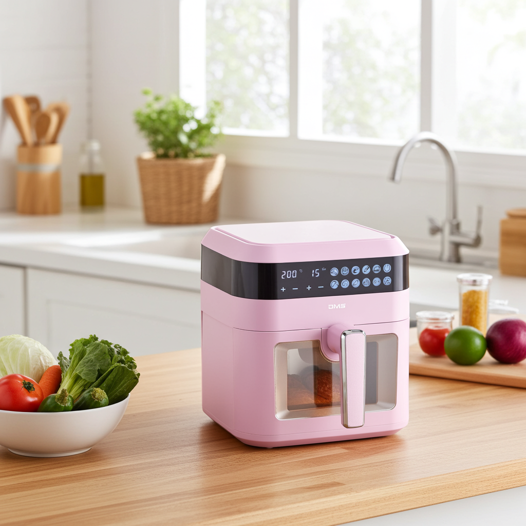 DMS® 7L Heißluftfritteuse Fritteuse Heißluft Airfryer Digitale Edelstahl XXL