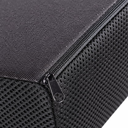 Keilkissen Sitzkissen 37x37x8 cm Schwarz Büro Auto Verbundschaum Bezug waschbar