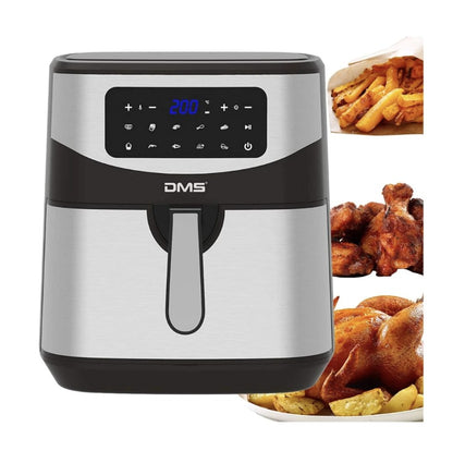 DMS HF-7S Heißluftfritteuse 7L XXL Airfryer Ofen Dörrautomat Drehgrill