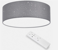 LED Deckenleuchte rund mit Sterneneffekt warmweiß 22W Design Deckenlampe